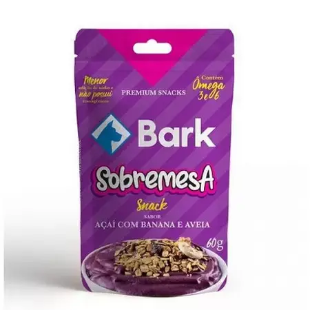 BARK BIFINHO SOBREMESA ACAI COM BANANA E AVEIA 60GR