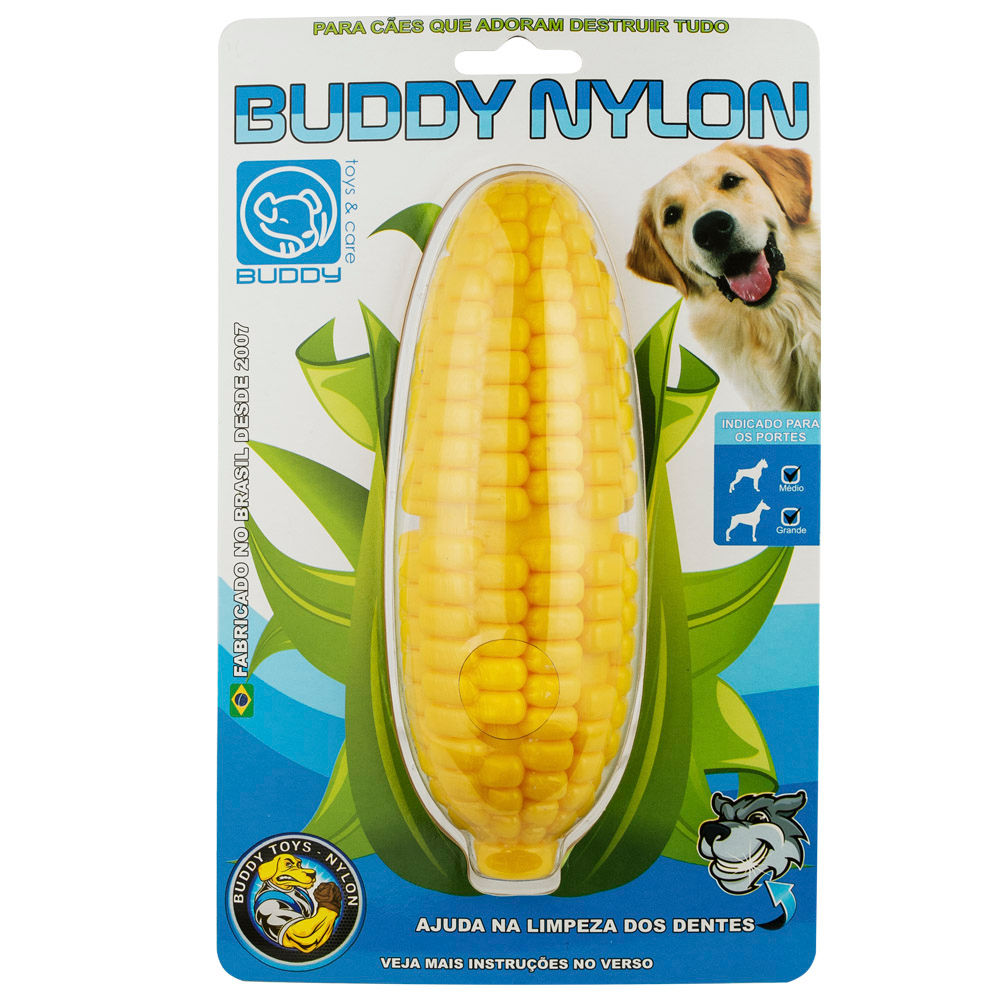 BRINQUEDO MORDEDOR PARA CÃES NYLON MILHAO BUDDY