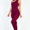 Thumbnail: Solid Color One Shoulder Jumpsuit