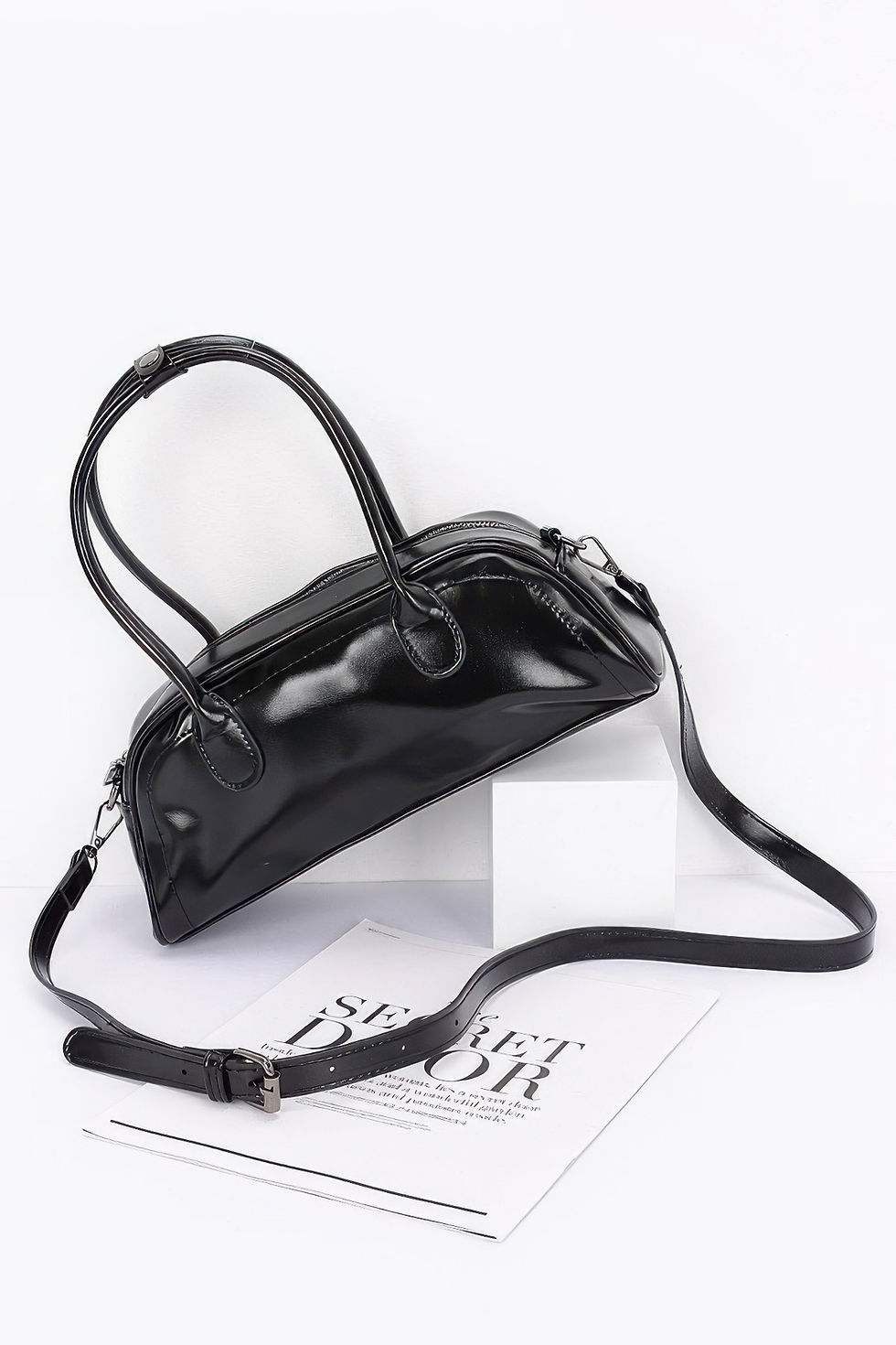 Thumbnail: Faux Leather Sport Bag