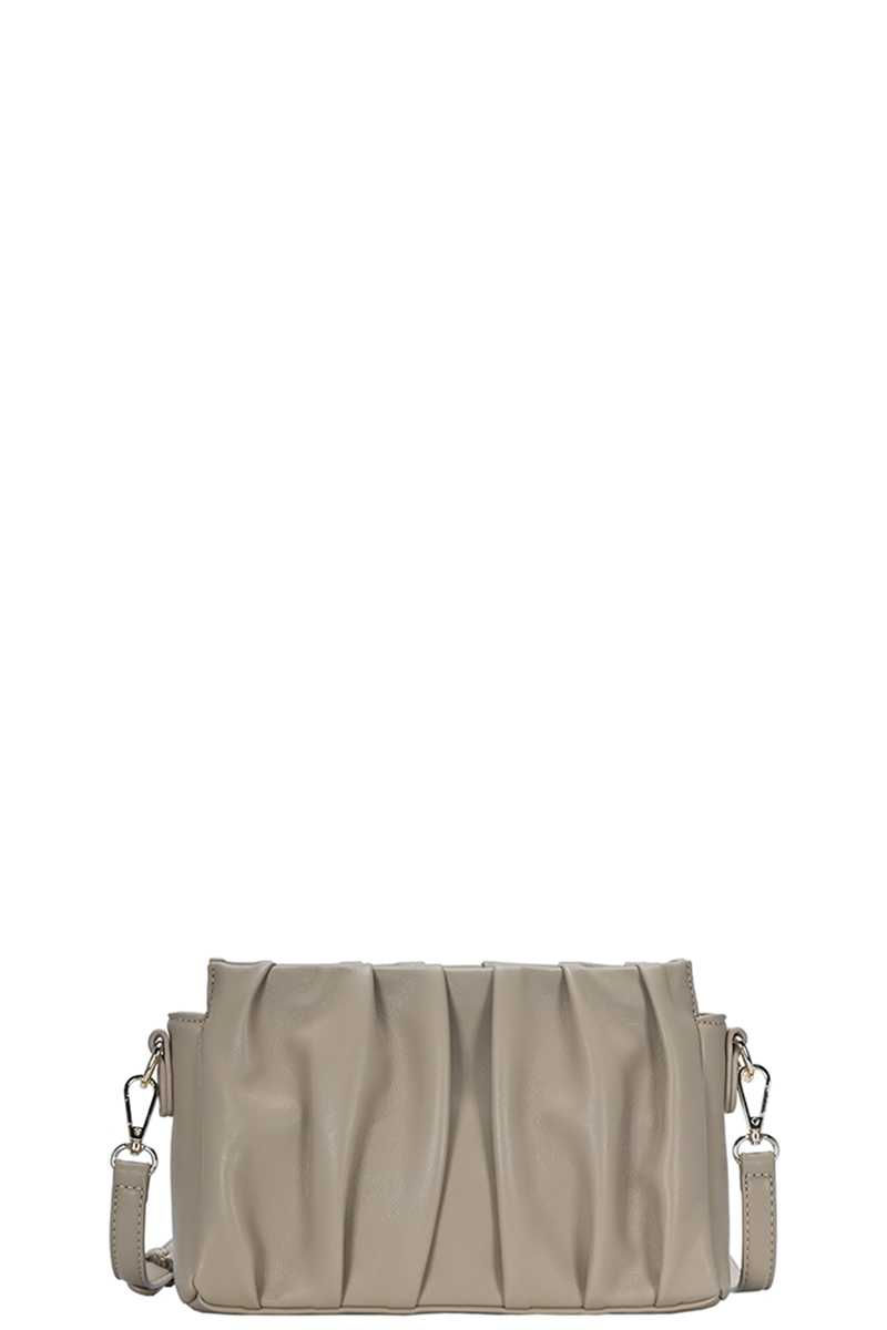Thumbnail: Stylish Smooth Wrinkled Crossbody Bag