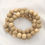 Thumbnail: Metal Wood Bead Bracelet