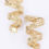 Thumbnail: Gold Plated Metal Earring