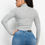 Thumbnail: Mock Neck Long Sleeve Top