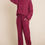 Thumbnail: Two Tone Solid Warm And Soft Hacci Brush Loungewear Set