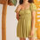 Thumbnail: Light Green Woven Puff Short Sleeve Open Back Flare Mini Dress