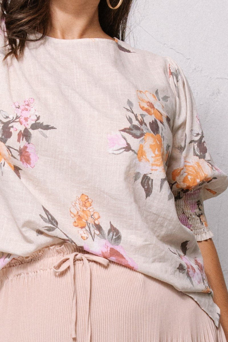 Thumbnail: Floral Printed Woven Blouse