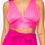 Thumbnail: Smock V-neck Satin Bra Top