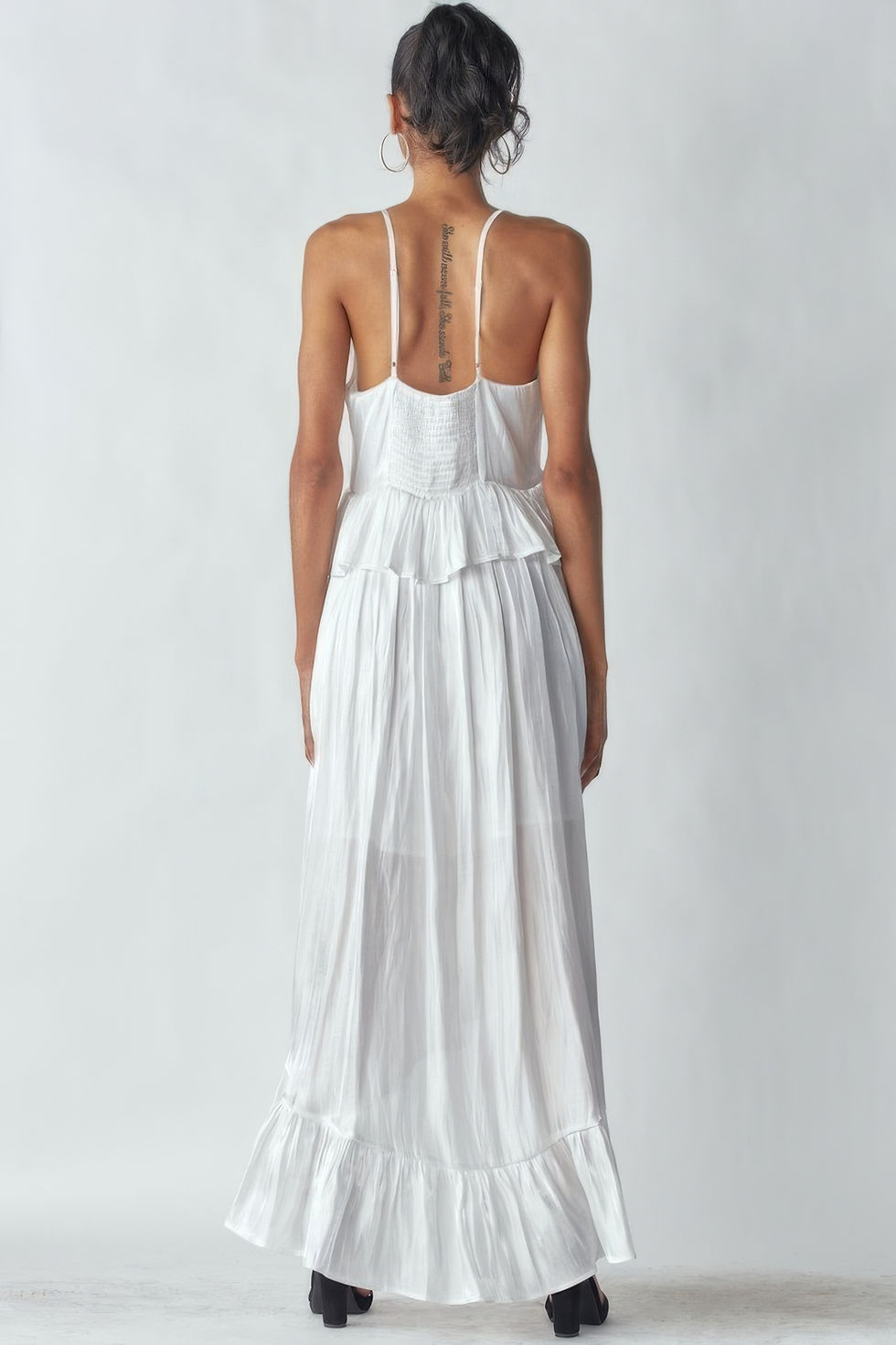 Thumbnail: Shimmering Dress With Ruffles