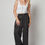 Thumbnail: Satin Cargo Pocket Wide Leg Pants