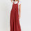 Thumbnail: Adjustable Strap Overall Wide Leg Jumpsuit
