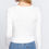 Thumbnail: Long Sleeve V-neck Cable Sweater  