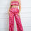 Thumbnail: Bra Top And Wide Leg Pants Set