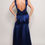 Thumbnail: Sleeveless Deep V Low Back Bow Maxi Dress