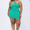Thumbnail: Plus Size One Shoulder Bodycon Mini Dress