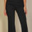 Thumbnail: High Waist Stretch Crepe Flare Pants    