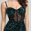 Thumbnail: Cecily Teddy Velvet Corset Maxi Dress