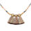 Thumbnail: Modern Triple Tassel Beaded Necklace