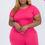 Thumbnail: Plus Size Short Sleeve Crop Top & Shorts Set