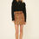 Thumbnail: A Faux Leather Mini Skirt