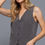 Thumbnail: V-neckline Pin Stripe Woven Vest      