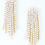 Thumbnail: Multi Pearl Curtain Drop Earrings