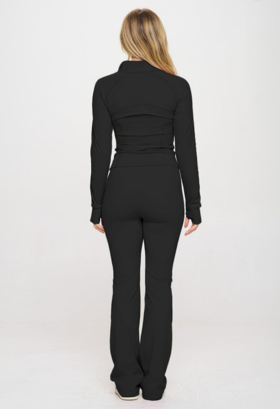 Thumbnail: Premium Yoga Jacket W/jumpsuit Set