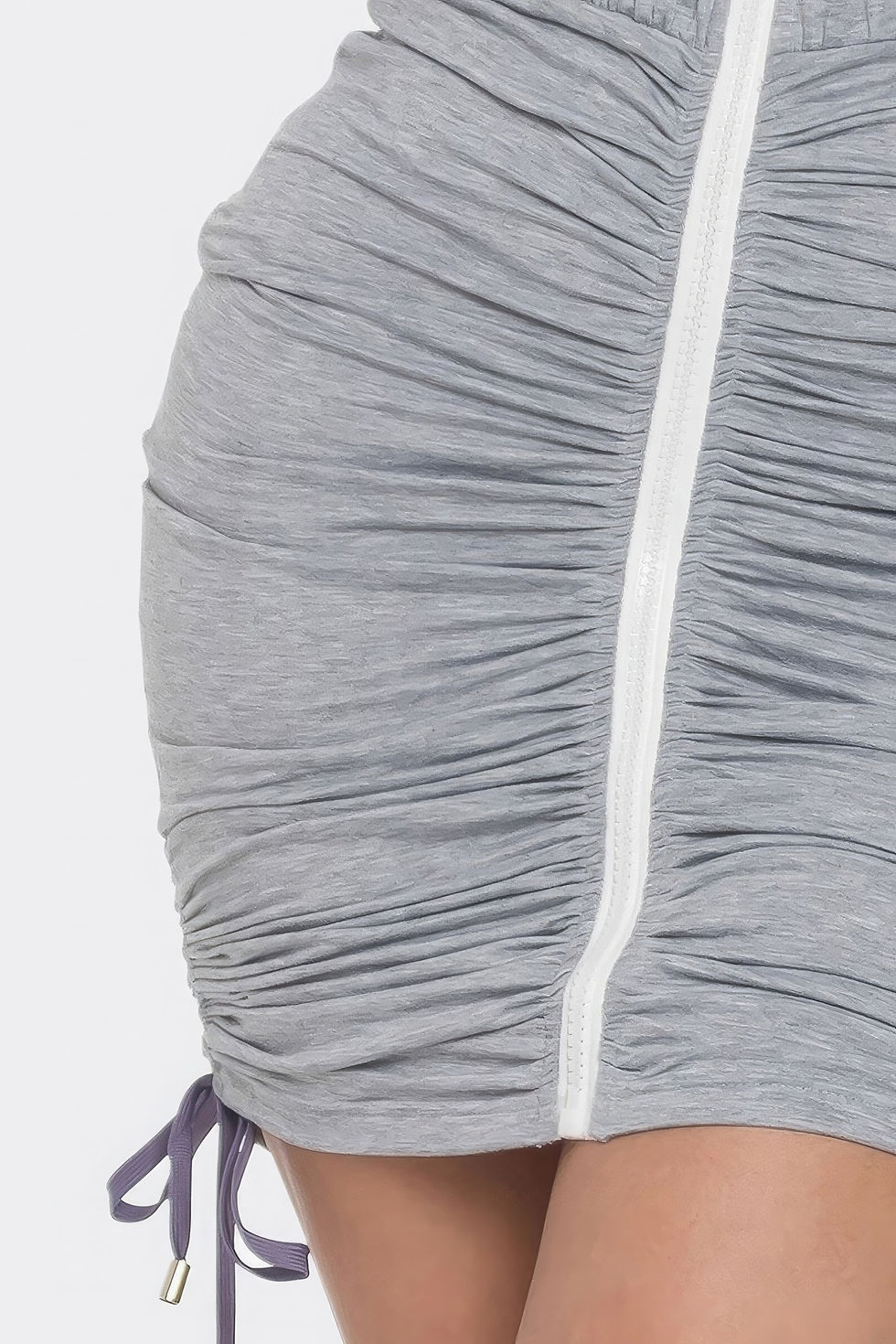 Thumbnail: Detachable Zipper Mini Dress