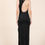 Thumbnail: Back Cut Out Side Shirring Side Slit Maxi Dress