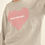 Thumbnail: Vintage-style Heart Graphic Print French Terry Knit Sweatshirt