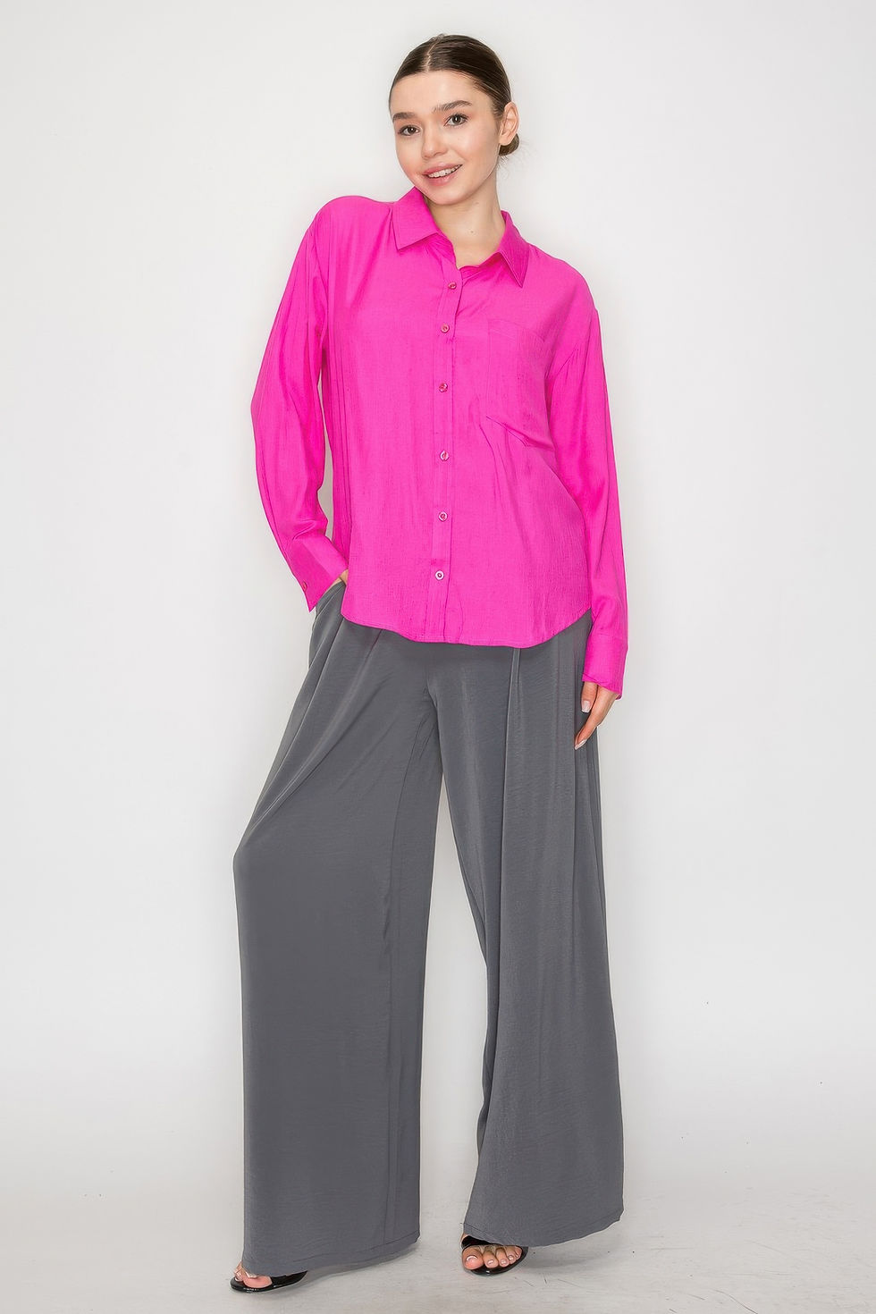 Thumbnail: Button Down Collared Linen Shirt