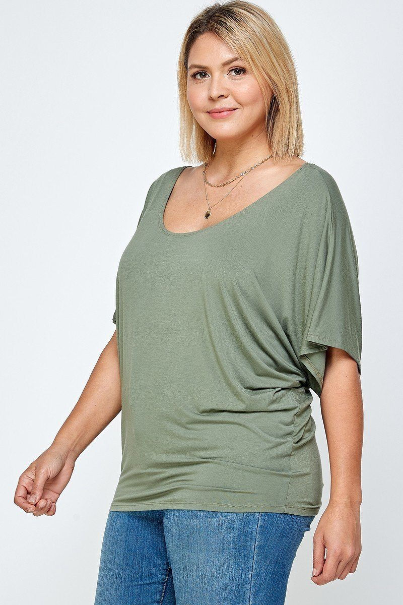 Thumbnail: Solid Knit Top, With A Flowy Silhouette
