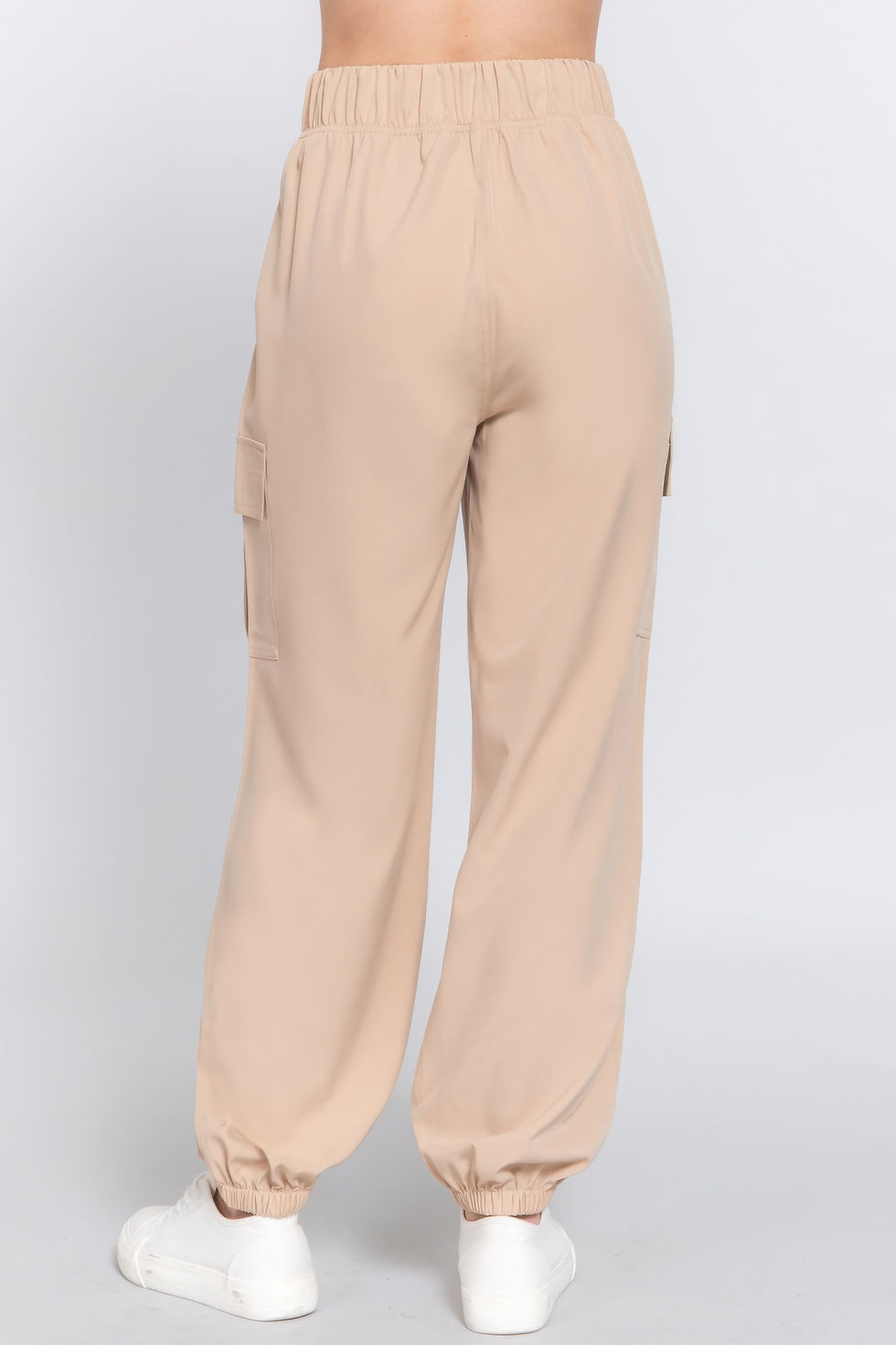 Thumbnail: Light Weight Stretch Woven Cargo Jogger Pants