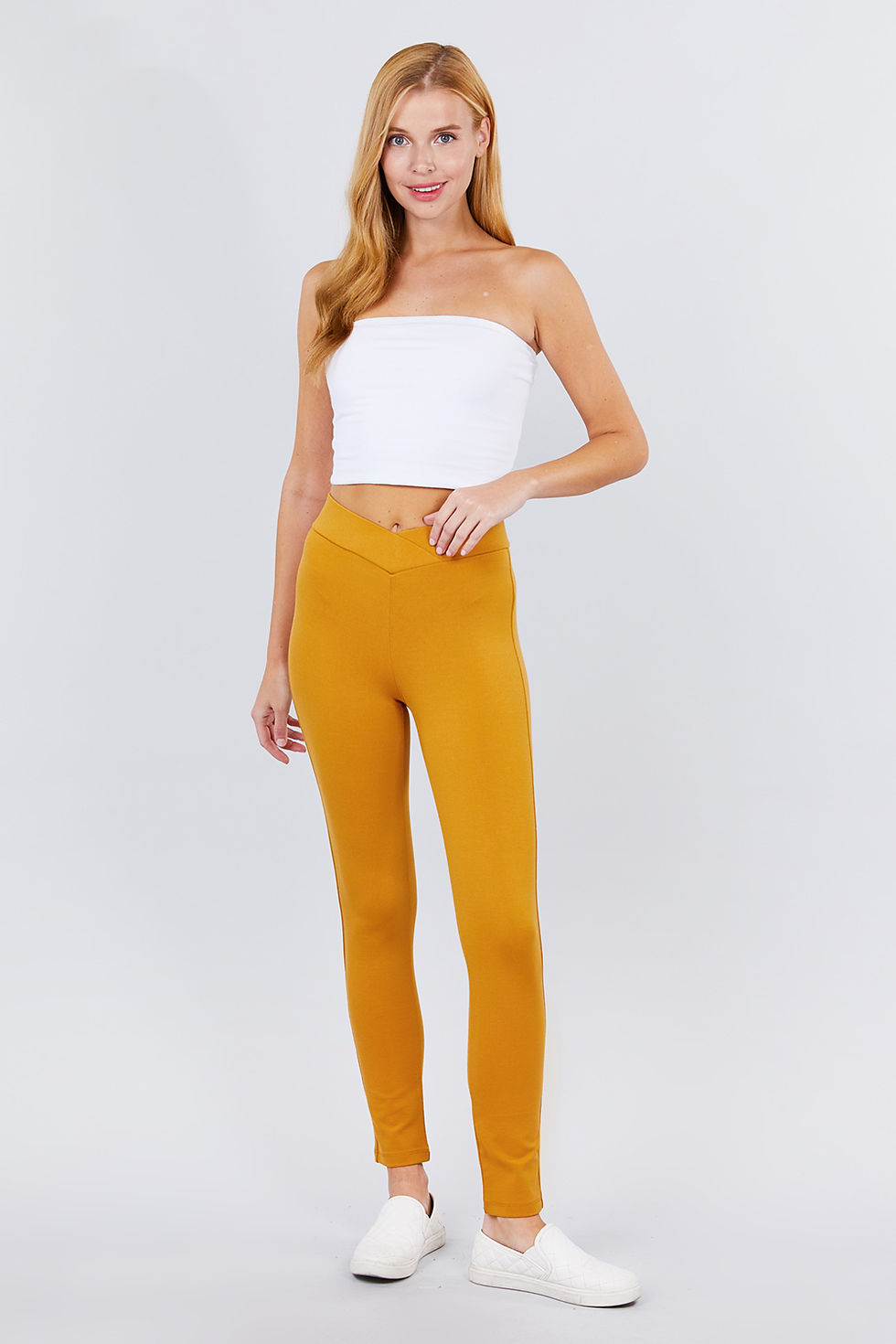 Thumbnail: Mid-rise Ponte Pants