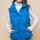 Thumbnail: Zip Up Button Puffer Vest With Waist Toggles