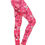 Thumbnail: Heart Prints Printed, High Waisted Leggings      