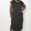 Thumbnail: Plus Size Hidden Pocket Batwing Sleeve V Neck Long Dress