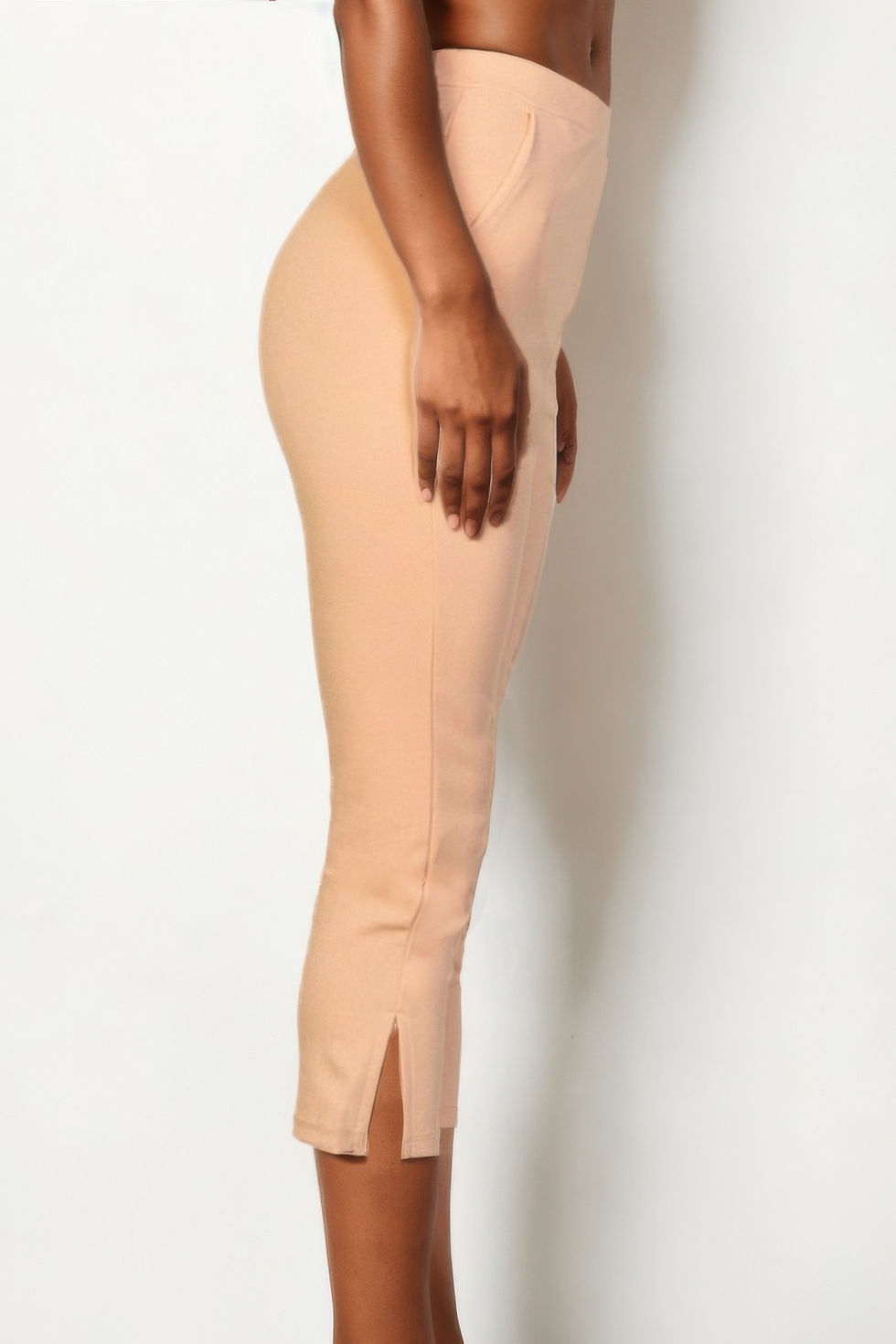 Thumbnail: Slit Hem Cropped Pants