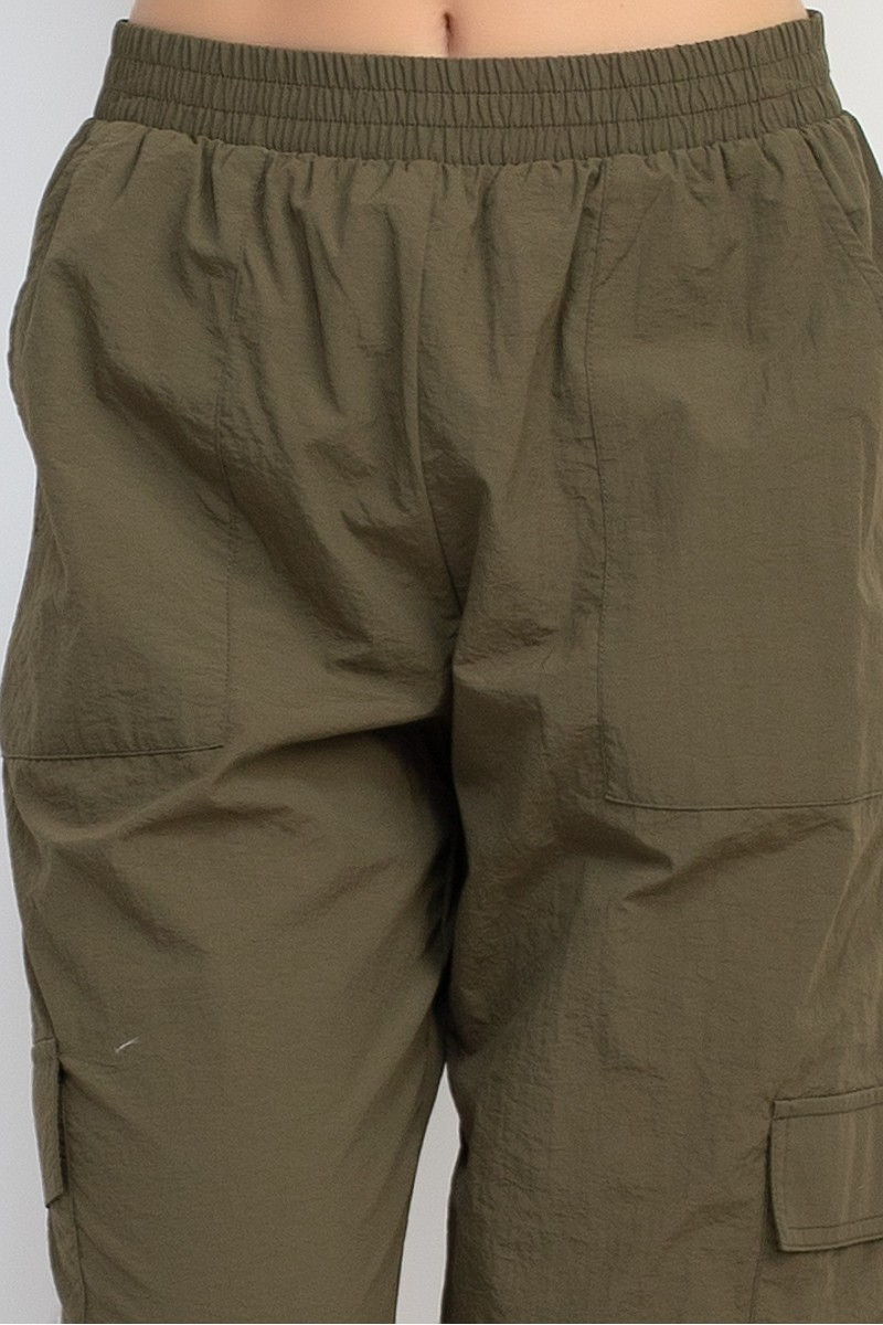 Thumbnail: High-rise Cargo Parachute Pants