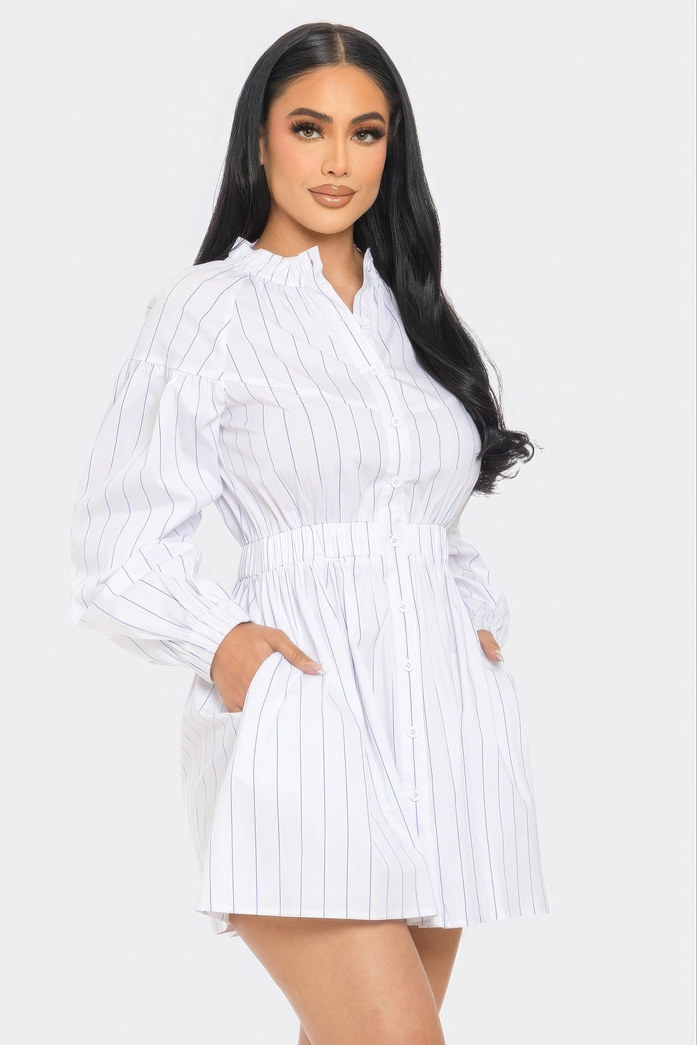 Thumbnail: Striped Mini Dress