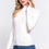 Thumbnail: Long Slv Mock Neck Rib Sweater