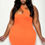 Thumbnail: Plus Size One Shoulder Bodycon Mini Dress