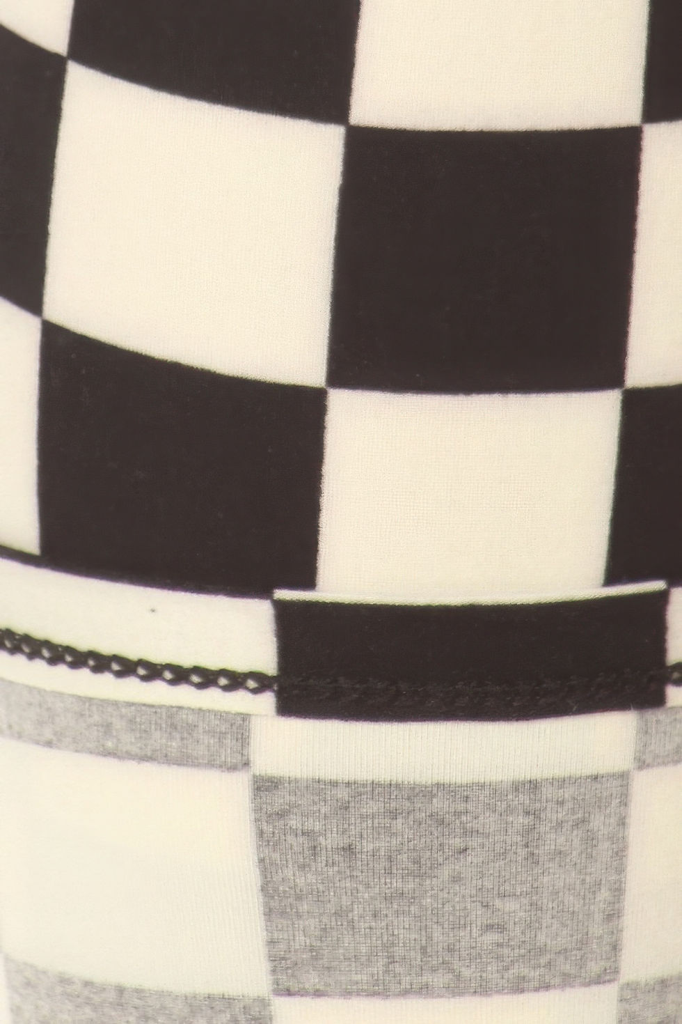 Thumbnail: Checkered Printed High Waisted Leggings