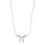 Thumbnail: Pearl Ribbon Bow Pendant Necklace