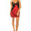 Thumbnail: 2 Pcs Set Satin Lace Chemise