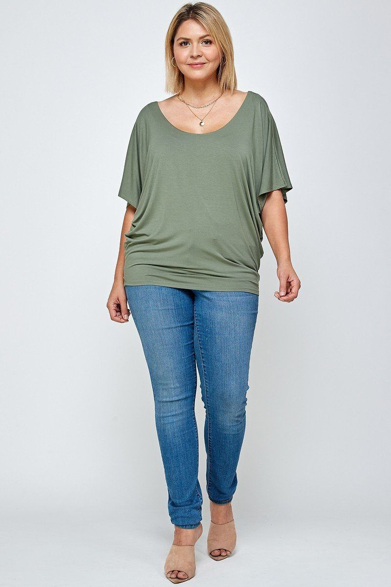 Thumbnail: Solid Knit Top, With A Flowy Silhouette