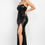 Thumbnail: Sequin Back-crisscross Tie Slit Dress