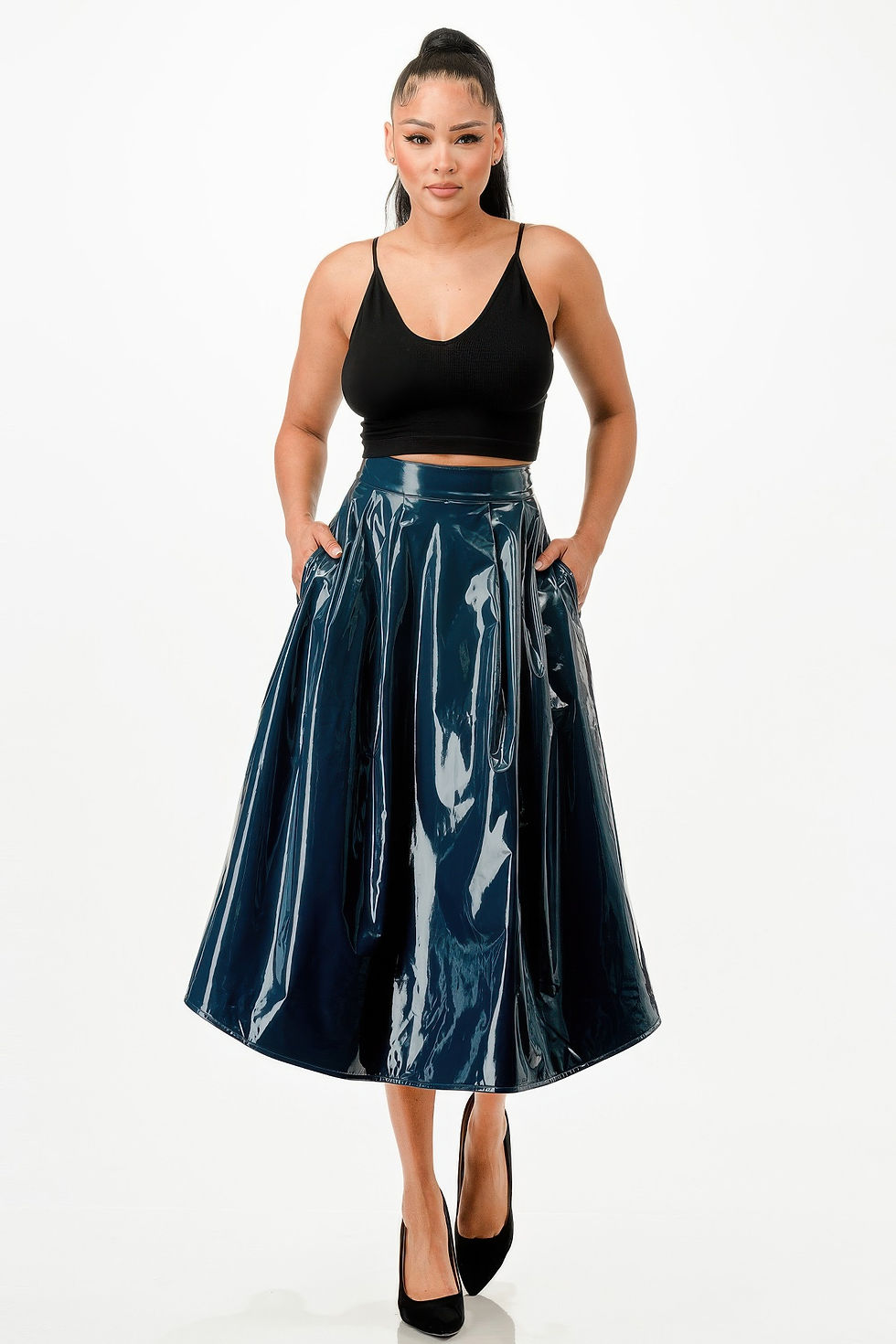 Thumbnail: Midi Skirt With Pockets