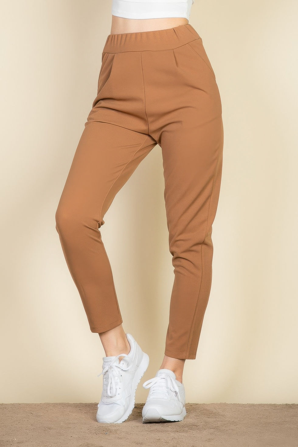 Thumbnail: Pleat Front Tapered Trousers