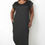 Thumbnail: Plus Size Hidden Pocket Batwing Sleeve V Neck Long Dress
